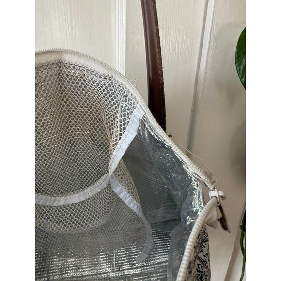 Brown patterned insulated cooler bag - Picture 8 of 10